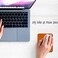 GZXHS Small Rectangular Mouse pad Shoponly Takes up Mouse Space Universal Mini Mouse pad Portable Waterproof with NonSlip Glue Base Orange 5X6 inches