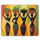 Smooffly African Gaming Mouse Pad CustomFour African Woman NonSlip Thick Rubber Large Mousepad Mat