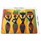 Smooffly African Gaming Mouse Pad CustomFour African Woman NonSlip Thick Rubber Large Mousepad Mat