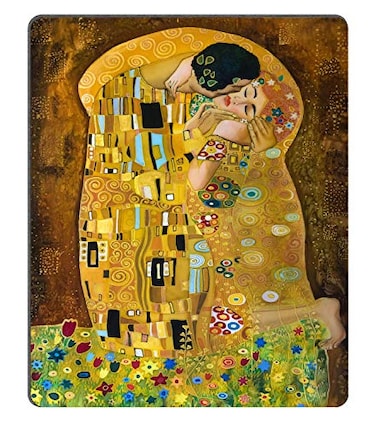 Smooffly Computer Mouse Pad CustomGustav Klimts The Kiss Mousepad NonSlip Rubber Gaming Mouse Pad Rectangle Mouse Pads