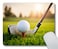 Smooffly Customized Rectangle NonSlip Rubber Mousepad Gaming Mouse Pad Golf Course Golf Club and Ball