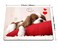 Smooffly Funny Dog Mouse Pad Red Cute Puppy Sleeping on a Pillow Dreaming of a Bone Personality Desings Gaming Mouse Pad
