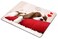 Smooffly Funny Dog Mouse Pad Red Cute Puppy Sleeping on a Pillow Dreaming of a Bone Personality Desings Gaming Mouse Pad
