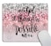 Smooffly Gaming Mouse Pad Custom with God All Things are Possible Motivational and Inspirational Quote Personality Desings Computer Mouse Pad
