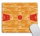 Smooffly Gaming Mouse Pad CustomBasketball Court Designs NonSlip Rubber Customized Computer Mouse Pad 95 X 79 Inch 240mmX200mmX3mm