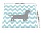 Smooffly Gaming Mouse Pad CustomDachshund Chevron Personality Desings Gaming Mouse Pad
