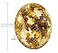 Smooffly Gold Disco Ball Round Mouse Pad Custom Cute Mouse Pad Sequin Disco Coaster Circular for Computers Laptop
