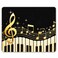 Smooffly Old Vintage Abstract Piano and Music Note Customized Rectangle NonSlip Rubber Mouse pad Gaming Mouse Pad