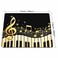 Smooffly Old Vintage Abstract Piano and Music Note Customized Rectangle NonSlip Rubber Mouse pad Gaming Mouse Pad