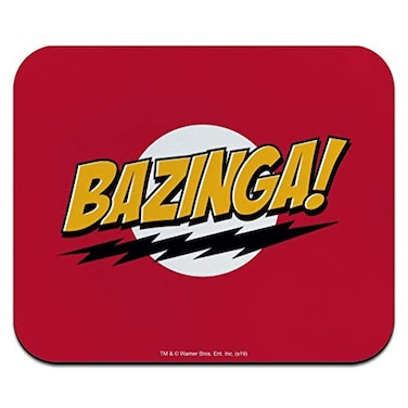 GRAPHICS & The Big Bang Theory Sheldon Bazinga Low Profile Thin Mouse Pad Mousepad
