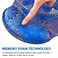 ToLuLu Ergonomic Mouse Pad Wrist Rest Support Gel Mouse Pads with Non Slip Rubber Base Memory Foam Mousepad Mouse Wrist Rest Pad for Laptop Computer Home Office Working Pain Relief Blue Mandala