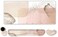 ToLuLu Extended Gaming Mouse Pad Memory Foam Ergonomic Keyboard Mouse Wrist Rest Support Set Large Desk Mat with Stitched Edges NonSlip Base Mousepad for Home Office Game Study Pink Gold