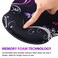 ToLuLu Mouse Pad Wrist Rest Support Gel Ergonomic Mouse Pads with Non Slip Rubber Base Memory Foam Support Mouse Wrist Rest Pad for Laptop Computer Home Office Working Pain Relief Purple Butterfly