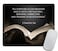 pingpi Vintage Bible Verse Background with The Bible Mouse pad Rectangle NonSlip Rubber Mousepad 95 X 79 Inch 240mmX200mmX3mm