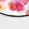 pingpi Watercolor Floral Desk Set Fabric Mouse Pad Desk Set Office Set Coaster Set Round Mouse Pad White Flowers Business Present
