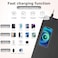 Firelison Wireless Charging Mouse Pad 2 in 1 Leather Multifunctional Office Desk Pad with NonSlip Rubber Base Waterproof Desk pad for ComputersOfficeWorkHomeDecor 36 x 17Black L