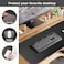 Firelison Wireless Charging Mouse Pad 2 in 1 Leather Multifunctional Office Desk Pad with NonSlip Rubber Base Waterproof Desk pad for ComputersOfficeWorkHomeDecor 36 x 17Black L