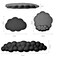 LetGoShop Cloud Keyboard and Mouse Wrist Rest Pad for Computer Arm Pain Relief Ergonomic Wrist Support Mousepad with NonSlip PU Base for Office Gaming and Home Use AntiFatigueBlack