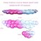Sumgsn Ergonomic Cloud Silicone Gel Keyboard and Mouse Wrist Rest Set Clear Wrist Rest for Keyboard 606875 Comfort Support for Typing and Gaming Pink Blue