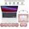 TBXOSTN Ergonomic Keyboard Wrist Rest and Mouse Pad Wrist Rest Set with Coasters 4Pcs NonSlip Rubber Base for Home Office Working Studying Easy Typing Pain Relief Bible Verses Proverbs 3125