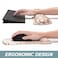 ITNRSIIET Mouse Pad Wrist Support Keyboard Wrist Rest Pad Ergonomic Mousepad NonSlip Memory Foam Keyboard Pad Easy Typing Pain Relief Perfect for PC Laptop Gaming Office Rose Gold Leopard Print