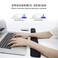 Yicaihong Keyboard and Mouse Wrist Rest Set Gaming Memory Foam Ergonomic Hand Palm Rest Support for Computer PC Laptop Mac Typing and Wrist Pain Relief and Repair 173 Inch Black