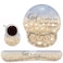 FQTBCEARI Keyboard Wrist Rest and Mouse Pad Wrist Rest Support Set with Coasters NonSlip PU Base for Gaming and Office Comfortable Lightweight for Easy Typing Pain Relief Quote Bible Verses Psalm 465