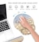 FQTBCEARI Keyboard Wrist Rest and Mouse Pad Wrist Rest Support Set with Coasters NonSlip PU Base for Gaming and Office Comfortable Lightweight for Easy Typing Pain Relief Quote Bible Verses Psalm 465