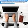 BamLue Keyboard Wrist Rest Memory Foam Pad Set for Easy Typing Pain Relief for Laptop Office Home Ergonomic Sets for Keyboard Gel Mouse Wrist Rest Smooth Fiber Cushion Wrist SupportBlack