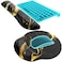 KTRIO Ergonomic Keyboard Wrist Rest and Mouse Pad with Wrist Rest Set Memory Foam Wrist Support for Typing Gaming Office and Home Use Black Gold