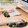 KTRIO Ergonomic Keyboard Wrist Rest and Mouse Pad with Wrist Rest Set Memory Foam Wrist Support for Typing Gaming Office and Home Use Black Gold