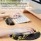 KTRIO Ergonomic Keyboard Wrist Rest and Mouse Pad with Wrist Rest Set Memory Foam Wrist Support for Typing Gaming Office and Home Use Black Gold