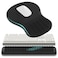 MEKASS Ergonomic Mouse Pad and Keyboard Wrist Rest Set Super Soft Memory Foam Desk Wrist Support for Computer Keyboard NonSlip Arm Palm Rests Cushion for Typing Gaming Office Laptop Mac Black