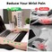 MEKASS Ergonomic Mouse Pad and Keyboard Wrist Rest Set Super Soft Memory Foam Desk Wrist Support for Computer Keyboard NonSlip Arm Palm Rests Cushion for Typing Gaming Office Laptop Mac Black