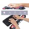 iVeze Mouse Pad with Wrist Support and Keyboard Wrist Rest Pad SetErgonomic Mouse Pads for Computers LaptopNonSlip Comfortable Mousepad wRaised Memory Foam for Easy Typing Pain Relief Retro Flower