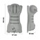 YOCUNKER Mouse Wrist Rest 2 Sets Cute Cat Design Mini Wrist Pad Soft Hand Rest Palm Rest Small Lightweight PortableWrist Support Mouse Wrist Cushion Arm Rest for StudyStudentWomen Gray