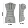 YOCUNKER Mouse Wrist Rest 2 Sets Cute Cat Design Mini Wrist Pad Soft Hand Rest Palm Rest Small Lightweight PortableWrist Support Mouse Wrist Cushion Arm Rest for StudyStudentWomen Gray