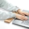 CatFairy Wooden Keyboard Wrist Rest and Mouse Pad Solid Wood Palm Guard for Keyboard and Mouse Ash Wood Fraxinus Excelsior 142in