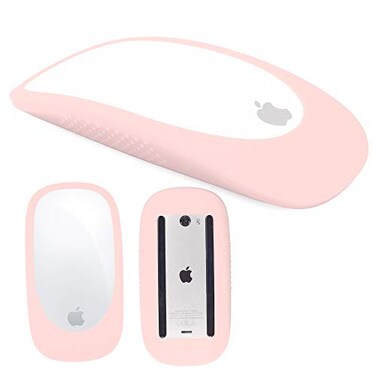 Hi Color NT Silicone Case Cover Protective Skin for Magic Mouse 12 Silicone Case for Apple Magic iPad Mouse Pink