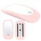 Hi Color NT Silicone Case Cover Protective Skin for Magic Mouse 12 Silicone Case for Apple Magic iPad Mouse Pink