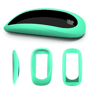uqy Protective Case for Apple Magic Mouse 12 DropResistant WearResistant Mouse Accessories Silicone CoverCyan