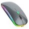 PEIBO Bluetooth Wireless Mouse for Laptop mac MacBook ipad MacBook air MacBook pro pc Desktop Computer Windows Chromebook Notebook Gray Black