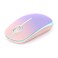 Unipows Wireless Mouse 24G Slim Portable Computer Mouse with Nano Receiver Less Noise Mobile Optical Mice for Notebook PC Laptop Computer Mac Gradient Pink to Purple