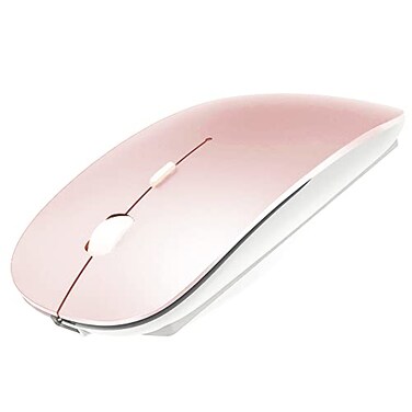 KLO Bluetooth Mouse for MacBookLaptopNotebookpciPadChromebook Wireless Mouse for MacBook ProAIR Pink