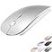 KLO Bluetooth Mouse for MacBookLaptopNotebookpciPadChromebook Wireless Mouse for MacBook ProAIR Silver
