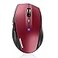 TECKNET Bluetooth Mouse 4800 DPI Wireless Mouse 2Year Battery 6 Adjustable DPI 6 Buttons Compatible with LaptopWindowsComputer Red