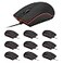 Guiheng 10 Pack Wired Mouse USB Wired Computer Mouse for Right or Left Hand Ergonomic with Durable Clicks for PC Laptop Desktop Chromebook Notebook Mac