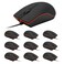 Guiheng 10 Pack Wired Mouse USB Wired Computer Mouse for Right or Left Hand Ergonomic with Durable Clicks for PC Laptop Desktop Chromebook Notebook Mac