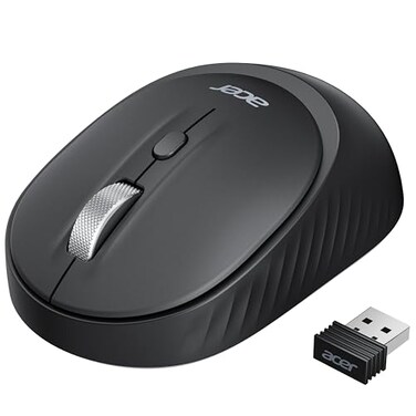Acer Bluetooth Wireless Mouse for Laptop Computer Mouse Wireless BT5224GHz Small to Medium Size Left Right Handed Office USB Mice with USBA Receiver 4 Buttons Compatible with PC Desktop