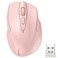 TECKNET Wireless Mouse 24G Ergonomic Optical Mouse Computer Mouse for Laptop PC Computer Chromebook Notebook 6 Buttons 24 Months Battery Life 2600 DPI 5 Adjustment Levels Pink